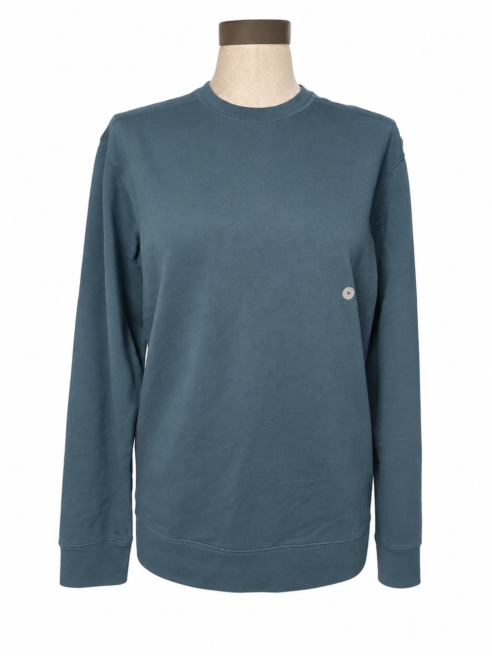 NWT Eddie Bauer Women's Super Soft Crewneck Sweater in Slate Teal SIZE Small